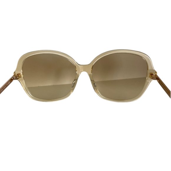 Kate Spade Women Sunglasses Kaiya Crystal beige Oversize Square 57-16-140 - Picture 8 of 10